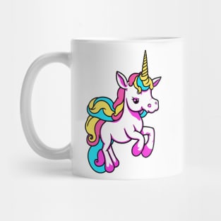 Rainbow Colored Unicorn Mug